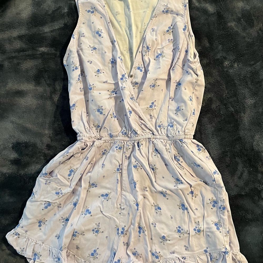 Forever 21 Light Purple Floral Women's Romper